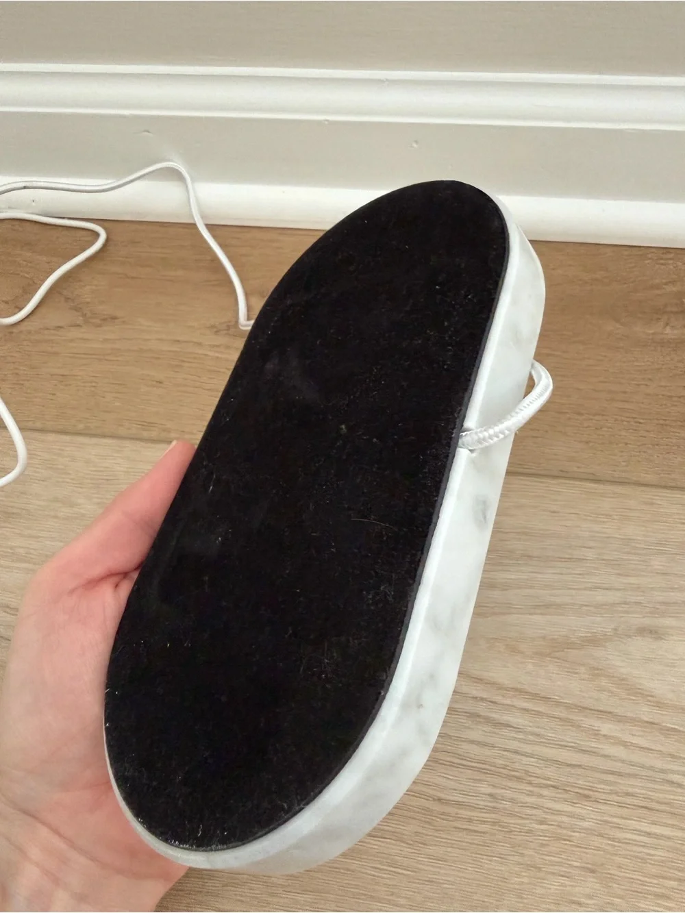 Dual Wireless Charging Pad in Genuine Marble